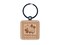 Venezuela Travel Friendly Capybara Engraved Wood Square Keychain Tag Charm